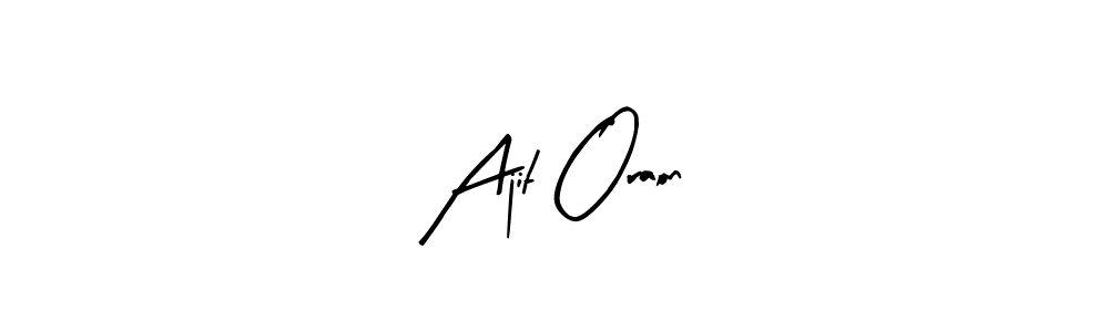 Create a beautiful signature design for name Ajit Oraon. With this signature (Arty Signature) fonts, you can make a handwritten signature for free. Ajit Oraon signature style 8 images and pictures png