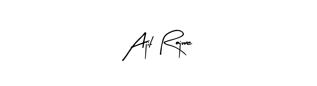 Arty Signature is a professional signature style that is perfect for those who want to add a touch of class to their signature. It is also a great choice for those who want to make their signature more unique. Get Ajit Rajure name to fancy signature for free. Ajit Rajure signature style 8 images and pictures png