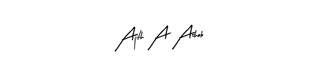 How to Draw Ajith A Ashok signature style? Arty Signature is a latest design signature styles for name Ajith A Ashok. Ajith A Ashok signature style 8 images and pictures png