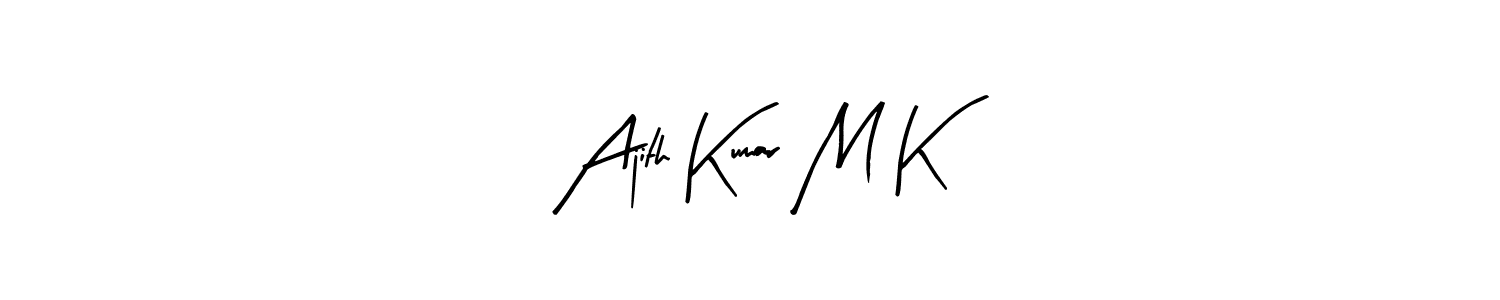 Once you've used our free online signature maker to create your best signature Arty Signature style, it's time to enjoy all of the benefits that Ajith Kumar M K name signing documents. Ajith Kumar M K signature style 8 images and pictures png