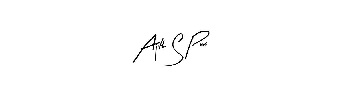 Here are the top 10 professional signature styles for the name Ajith S Puri. These are the best autograph styles you can use for your name. Ajith S Puri signature style 8 images and pictures png