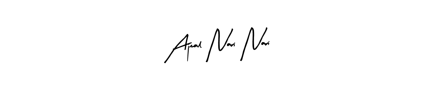 How to make Ajmal Nari Nari signature? Arty Signature is a professional autograph style. Create handwritten signature for Ajmal Nari Nari name. Ajmal Nari Nari signature style 8 images and pictures png