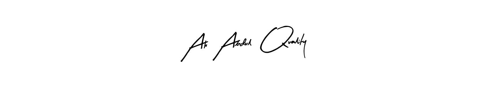 Arty Signature is a professional signature style that is perfect for those who want to add a touch of class to their signature. It is also a great choice for those who want to make their signature more unique. Get Ak Abdul  Quality name to fancy signature for free. Ak Abdul  Quality signature style 8 images and pictures png