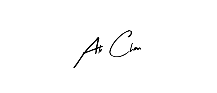 How to make Ak Chan name signature. Use Arty Signature style for creating short signs online. This is the latest handwritten sign. Ak Chan signature style 8 images and pictures png
