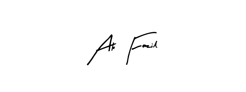 Once you've used our free online signature maker to create your best signature Arty Signature style, it's time to enjoy all of the benefits that Ak Fazil name signing documents. Ak Fazil signature style 8 images and pictures png
