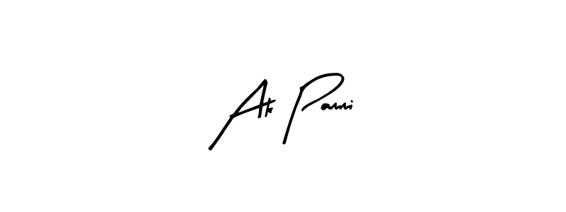 How to make Ak Pammi signature? Arty Signature is a professional autograph style. Create handwritten signature for Ak Pammi name. Ak Pammi signature style 8 images and pictures png