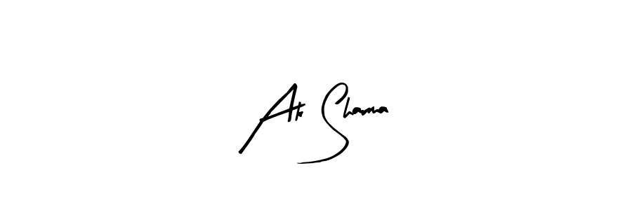 Here are the top 10 professional signature styles for the name Ak Sharma. These are the best autograph styles you can use for your name. Ak Sharma signature style 8 images and pictures png