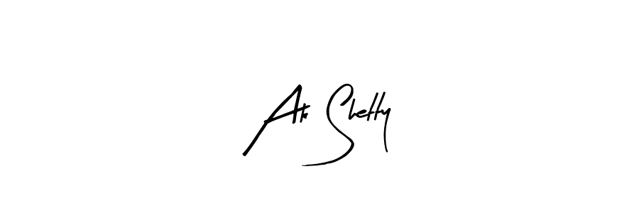 Make a beautiful signature design for name Ak Shetty. Use this online signature maker to create a handwritten signature for free. Ak Shetty signature style 8 images and pictures png
