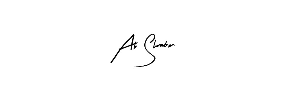 You can use this online signature creator to create a handwritten signature for the name Ak Shrabon. This is the best online autograph maker. Ak Shrabon signature style 8 images and pictures png