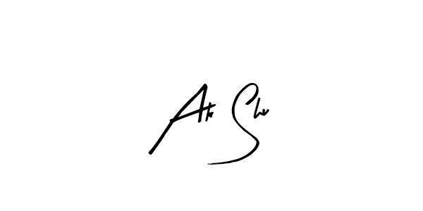 Once you've used our free online signature maker to create your best signature Arty Signature style, it's time to enjoy all of the benefits that Ak Shu name signing documents. Ak Shu signature style 8 images and pictures png