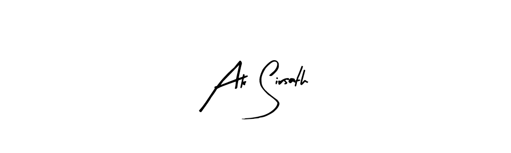 Create a beautiful signature design for name Ak Sirsath. With this signature (Arty Signature) fonts, you can make a handwritten signature for free. Ak Sirsath signature style 8 images and pictures png