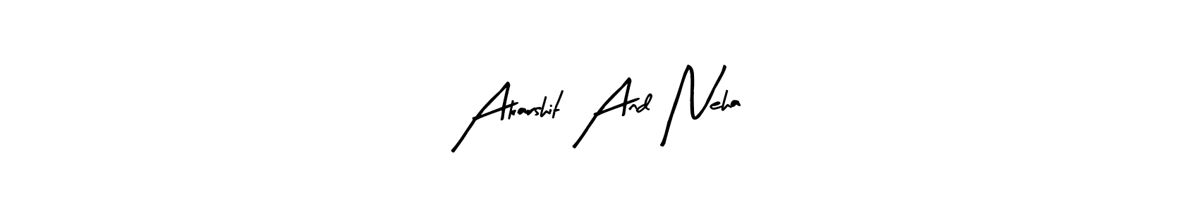 Check out images of Autograph of Akarshit And Neha name. Actor Akarshit And Neha Signature Style. Arty Signature is a professional sign style online. Akarshit And Neha signature style 8 images and pictures png