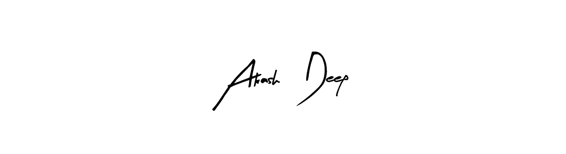 Create a beautiful signature design for name Akash  Deep. With this signature (Arty Signature) fonts, you can make a handwritten signature for free. Akash  Deep signature style 8 images and pictures png