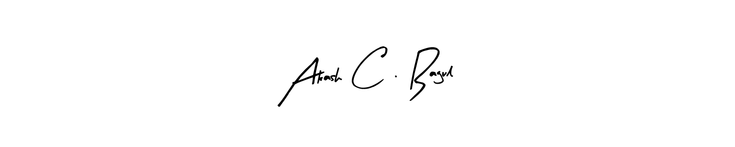 Also we have Akash C . Bagul name is the best signature style. Create professional handwritten signature collection using Arty Signature autograph style. Akash C . Bagul signature style 8 images and pictures png