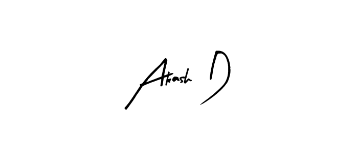 if you are searching for the best signature style for your name Akash D. so please give up your signature search. here we have designed multiple signature styles  using Arty Signature. Akash D signature style 8 images and pictures png