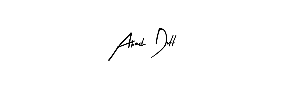 Create a beautiful signature design for name Akash Dutt. With this signature (Arty Signature) fonts, you can make a handwritten signature for free. Akash Dutt signature style 8 images and pictures png