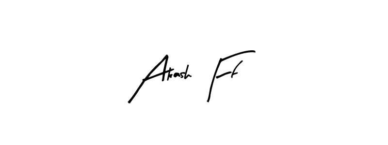 How to make Akash Ff name signature. Use Arty Signature style for creating short signs online. This is the latest handwritten sign. Akash Ff signature style 8 images and pictures png