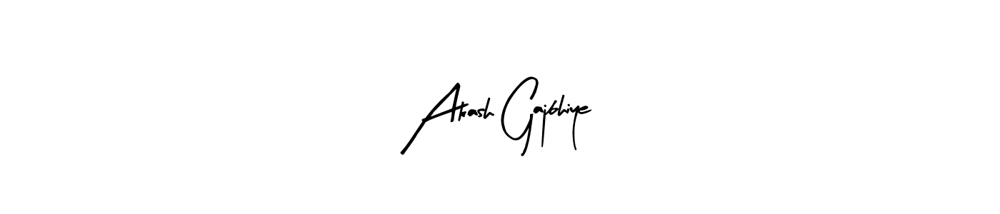 How to make Akash Gajbhiye signature? Arty Signature is a professional autograph style. Create handwritten signature for Akash Gajbhiye name. Akash Gajbhiye signature style 8 images and pictures png