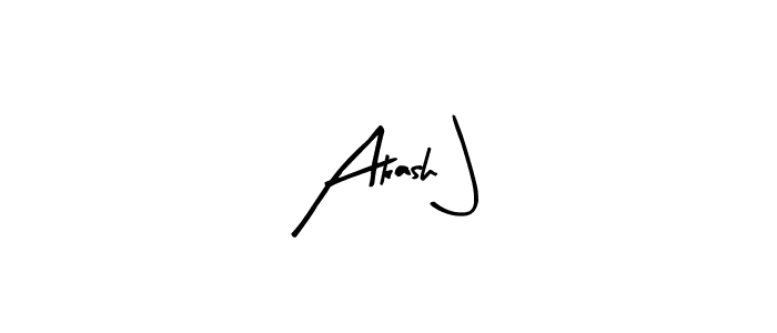 Make a beautiful signature design for name Akash J. With this signature (Arty Signature) style, you can create a handwritten signature for free. Akash J signature style 8 images and pictures png