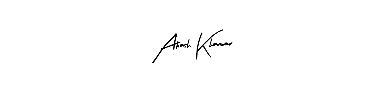 You can use this online signature creator to create a handwritten signature for the name Akash Kharwar. This is the best online autograph maker. Akash Kharwar signature style 8 images and pictures png