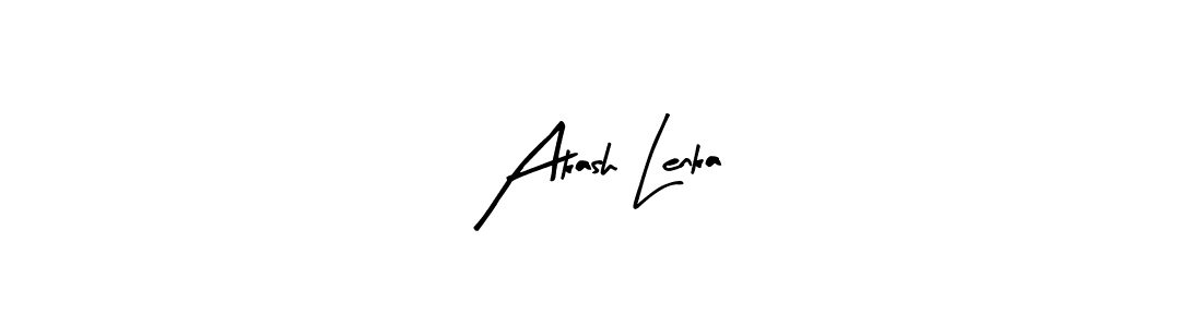 Also we have Akash Lenka name is the best signature style. Create professional handwritten signature collection using Arty Signature autograph style. Akash Lenka signature style 8 images and pictures png