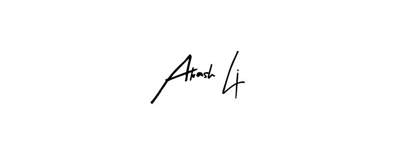 The best way (Arty Signature) to make a short signature is to pick only two or three words in your name. The name Akash Lj include a total of six letters. For converting this name. Akash Lj signature style 8 images and pictures png