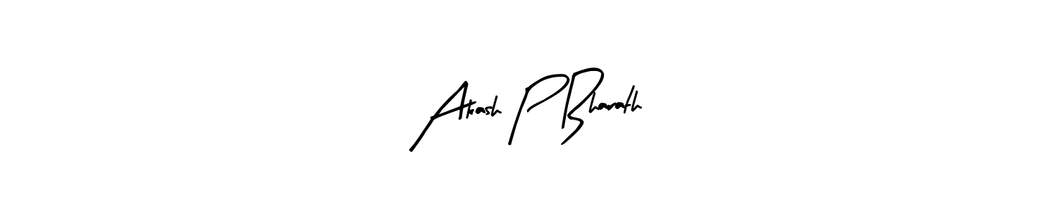 Also You can easily find your signature by using the search form. We will create Akash P Bharath name handwritten signature images for you free of cost using Arty Signature sign style. Akash P Bharath signature style 8 images and pictures png