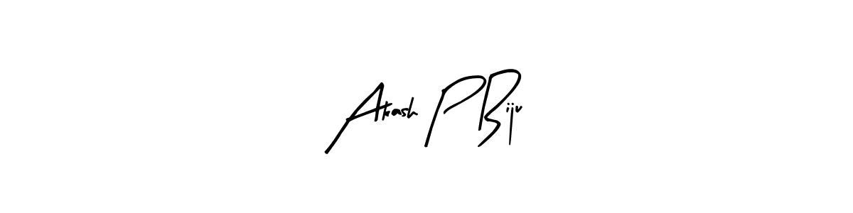 Akash P Biju stylish signature style. Best Handwritten Sign (Arty Signature) for my name. Handwritten Signature Collection Ideas for my name Akash P Biju. Akash P Biju signature style 8 images and pictures png