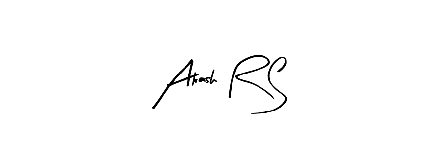 Use a signature maker to create a handwritten signature online. With this signature software, you can design (Arty Signature) your own signature for name Akash R S. Akash R S signature style 8 images and pictures png