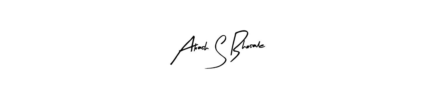 Make a beautiful signature design for name Akash S Bhosale. Use this online signature maker to create a handwritten signature for free. Akash S Bhosale signature style 8 images and pictures png
