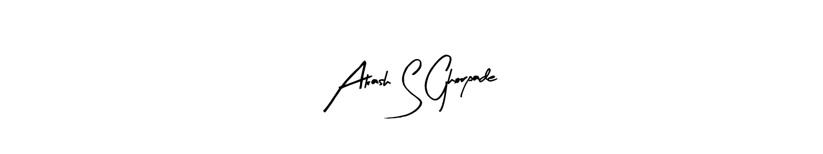 Akash S Ghorpade stylish signature style. Best Handwritten Sign (Arty Signature) for my name. Handwritten Signature Collection Ideas for my name Akash S Ghorpade. Akash S Ghorpade signature style 8 images and pictures png