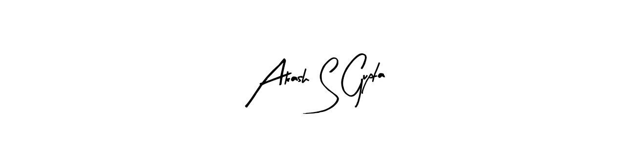 It looks lik you need a new signature style for name Akash S Gupta. Design unique handwritten (Arty Signature) signature with our free signature maker in just a few clicks. Akash S Gupta signature style 8 images and pictures png