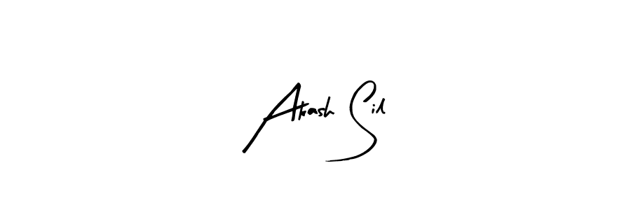 How to make Akash Sil signature? Arty Signature is a professional autograph style. Create handwritten signature for Akash Sil name. Akash Sil signature style 8 images and pictures png