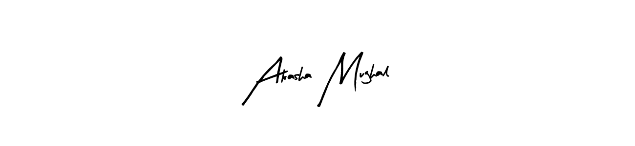 Similarly Arty Signature is the best handwritten signature design. Signature creator online .You can use it as an online autograph creator for name Akasha Mughal. Akasha Mughal signature style 8 images and pictures png