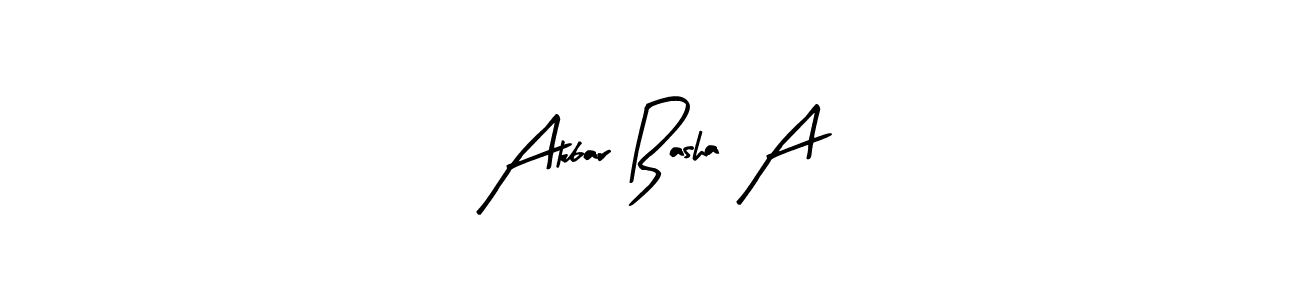 Akbar Basha A stylish signature style. Best Handwritten Sign (Arty Signature) for my name. Handwritten Signature Collection Ideas for my name Akbar Basha A. Akbar Basha A signature style 8 images and pictures png