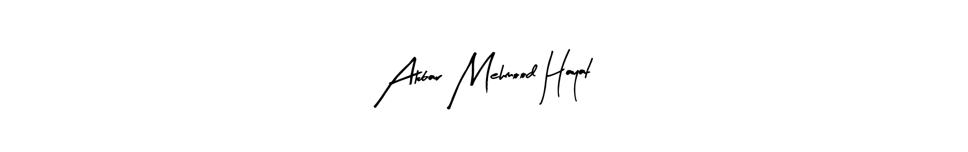 Make a beautiful signature design for name Akbar Mehmood Hayat. Use this online signature maker to create a handwritten signature for free. Akbar Mehmood Hayat signature style 8 images and pictures png