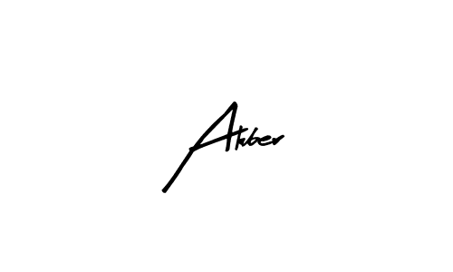 Akber stylish signature style. Best Handwritten Sign (Arty Signature) for my name. Handwritten Signature Collection Ideas for my name Akber. Akber signature style 8 images and pictures png