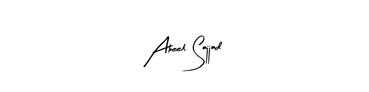 Also You can easily find your signature by using the search form. We will create Akeel Sajjad name handwritten signature images for you free of cost using Arty Signature sign style. Akeel Sajjad signature style 8 images and pictures png