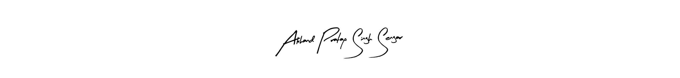 Make a beautiful signature design for name Akhand Pratap Singh Sengar. With this signature (Arty Signature) style, you can create a handwritten signature for free. Akhand Pratap Singh Sengar signature style 8 images and pictures png