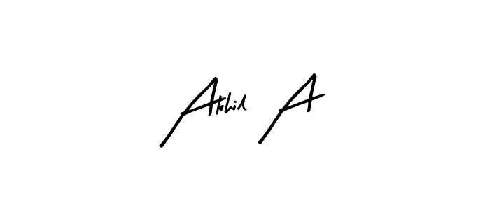 Here are the top 10 professional signature styles for the name Akhil A. These are the best autograph styles you can use for your name. Akhil A signature style 8 images and pictures png