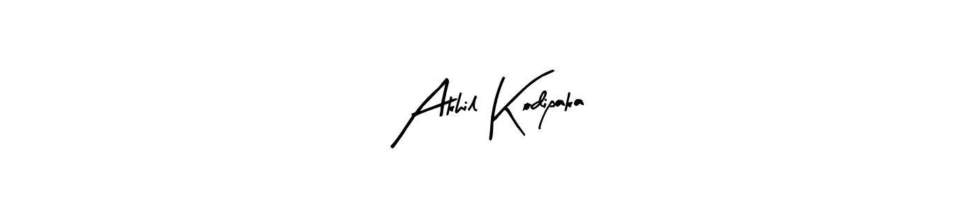 Design your own signature with our free online signature maker. With this signature software, you can create a handwritten (Arty Signature) signature for name Akhil Kodipaka. Akhil Kodipaka signature style 8 images and pictures png