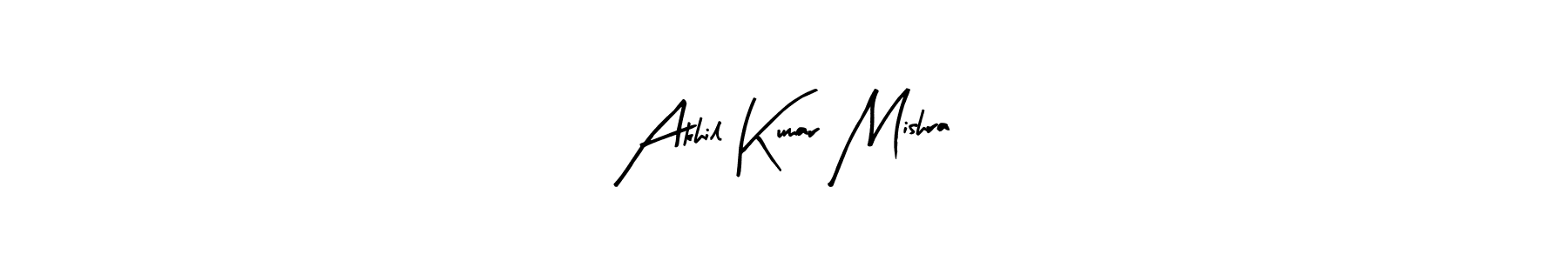 Make a beautiful signature design for name Akhil Kumar Mishra. With this signature (Arty Signature) style, you can create a handwritten signature for free. Akhil Kumar Mishra signature style 8 images and pictures png