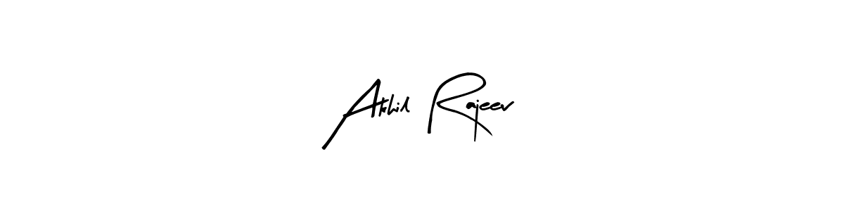 You can use this online signature creator to create a handwritten signature for the name Akhil Rajeev. This is the best online autograph maker. Akhil Rajeev signature style 8 images and pictures png