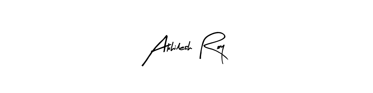 Arty Signature is a professional signature style that is perfect for those who want to add a touch of class to their signature. It is also a great choice for those who want to make their signature more unique. Get Akhilesh Roy name to fancy signature for free. Akhilesh Roy signature style 8 images and pictures png