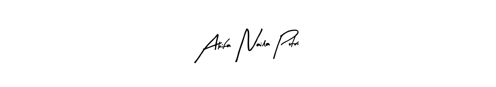 Also we have Akifa Naila Putri name is the best signature style. Create professional handwritten signature collection using Arty Signature autograph style. Akifa Naila Putri signature style 8 images and pictures png
