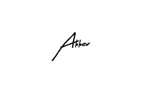 The best way (Arty Signature) to make a short signature is to pick only two or three words in your name. The name Akker include a total of six letters. For converting this name. Akker signature style 8 images and pictures png