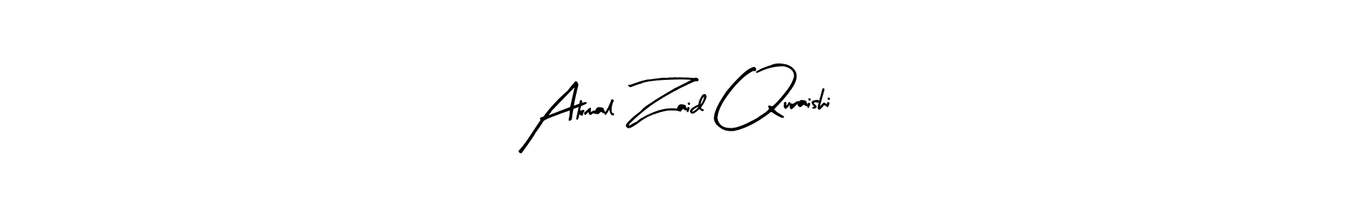 Use a signature maker to create a handwritten signature online. With this signature software, you can design (Arty Signature) your own signature for name Akmal Zaid Quraishi. Akmal Zaid Quraishi signature style 8 images and pictures png