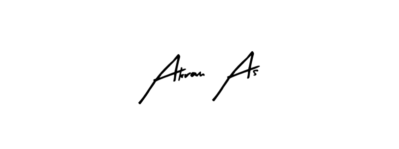 if you are searching for the best signature style for your name Akram As. so please give up your signature search. here we have designed multiple signature styles  using Arty Signature. Akram As signature style 8 images and pictures png