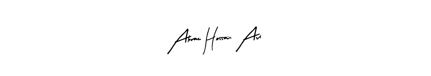 Also we have Akram Hossain Avi name is the best signature style. Create professional handwritten signature collection using Arty Signature autograph style. Akram Hossain Avi signature style 8 images and pictures png