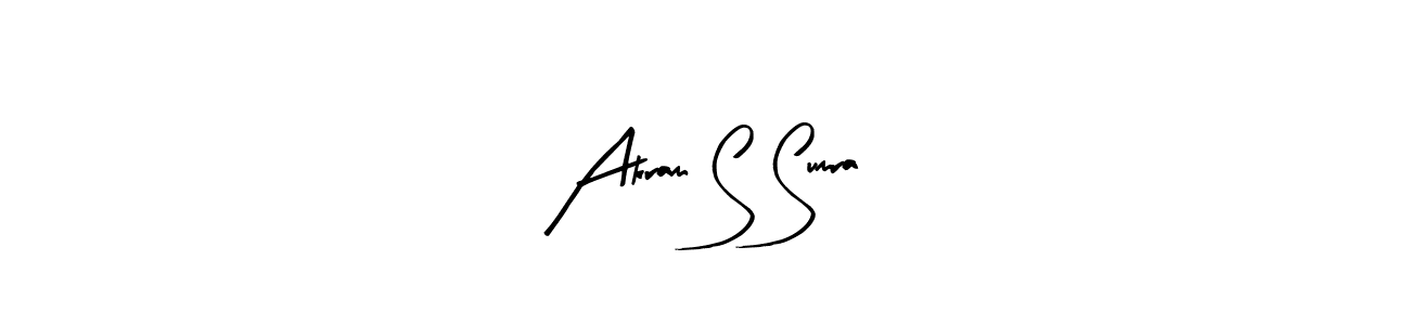 Best and Professional Signature Style for Akram S Sumra. Arty Signature Best Signature Style Collection. Akram S Sumra signature style 8 images and pictures png